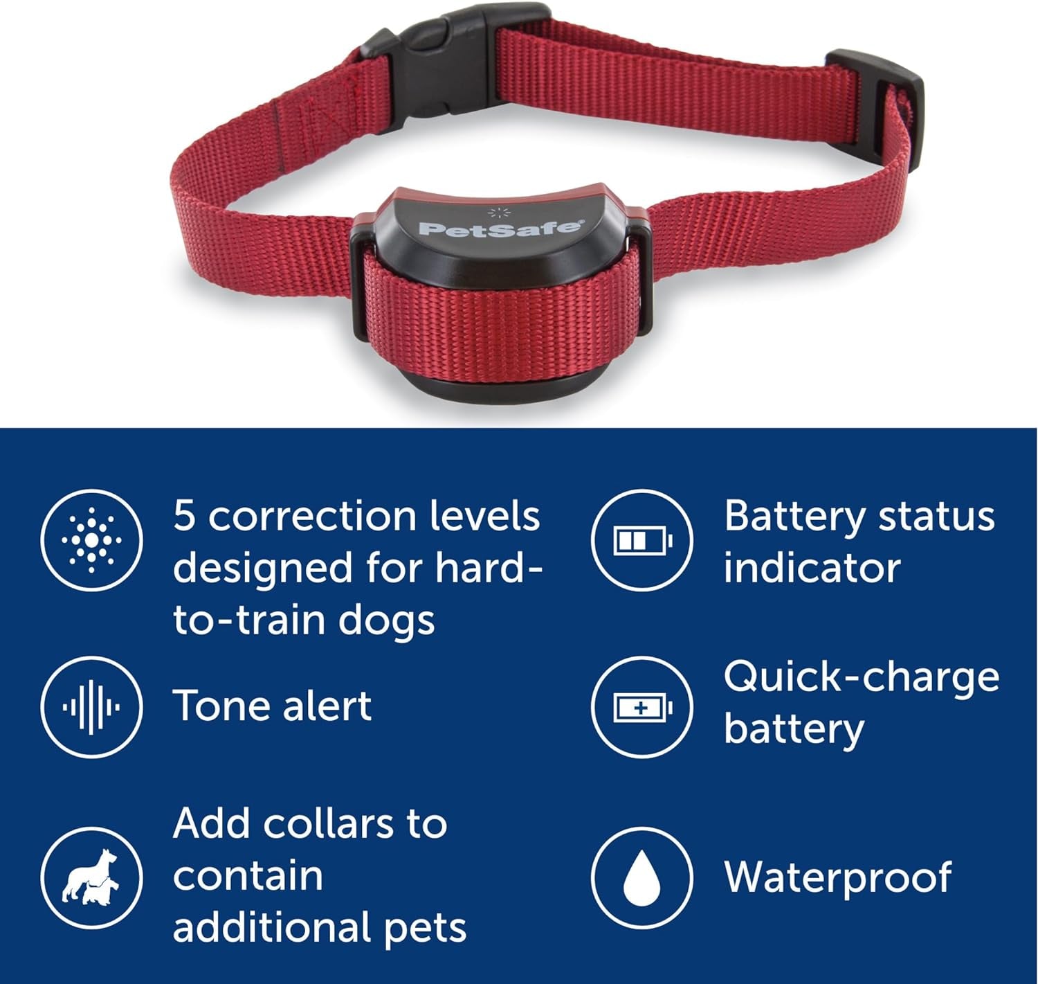 Petsafe Stay & Play Wireless Pet Fence for Stubborn Dogs - Secure 3/4 Acre Circular Yard with No Wires