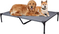 Elevated Outdoor Dog Cot, Waterproof, Breathable Teslin Mesh, Non-Slip, 42