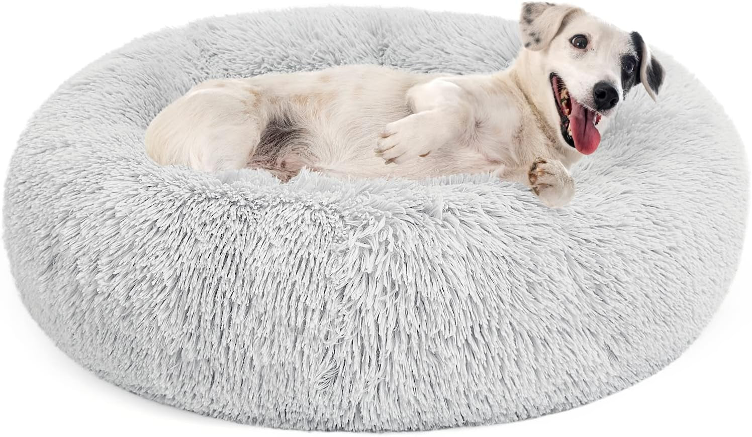 Perpets Donut Cuddler Dog Bed - Orthopedic, Ultra Soft, Washable, Rounded Shape