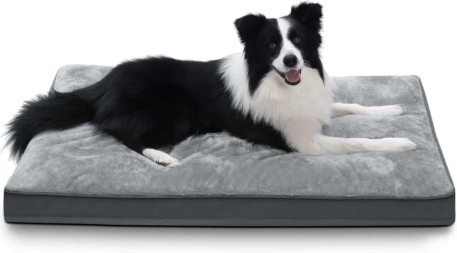 Waterproof Dog Crate Bed - Plush, Anti-Slip, Washable Cover, for All Dog Sizes, 35x22 Inch