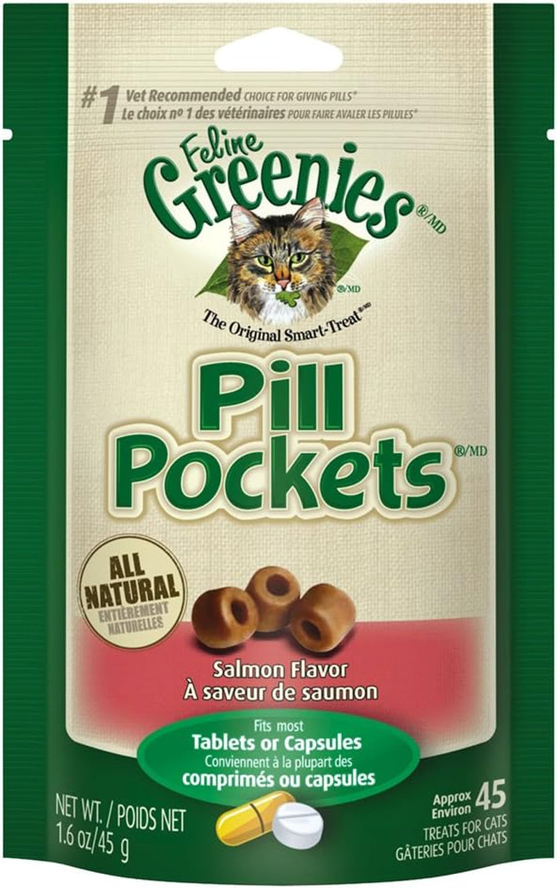 Greenies Pill Pockets for Dogs, Real Peanut Butter Flavor, Capsule Size Soft Treats, Easy-to-Give Pill-Hiding Dog Snacks