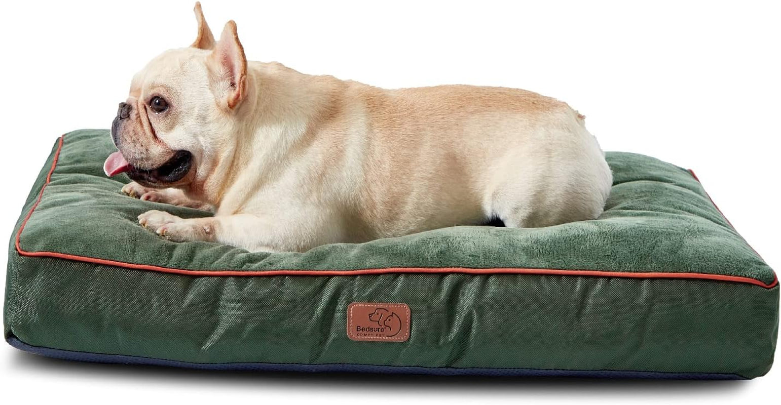 Bedsure Waterproof Large Dog Bed - 4 Inch Thick, Washable Cover, for Dogs up to 80lbs