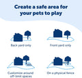 Petsafe Rechargeable In-Ground Pet Fence for Dogs Over 5lbs, Waterproof Collar with Tone & Static Correction