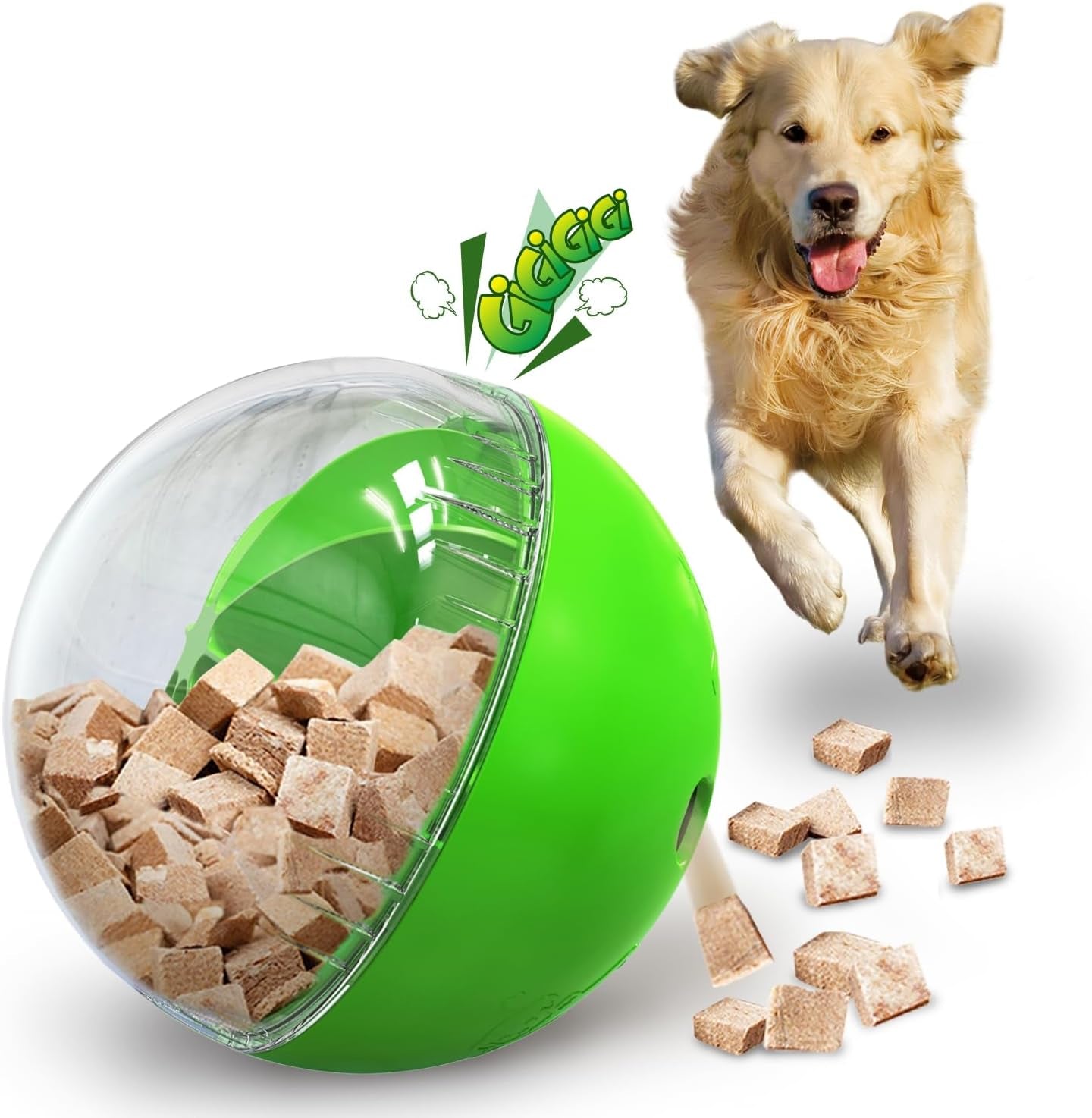 Interactive Dog Treat Toy - Mentally Stimulating Enrichment Toy for Boredom Relief & Mental Exercise