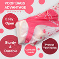 Leak-Proof Dog Poop Bags with Dispenser - Thick Waste Bags for Dogs, Unscented & Extra Strong