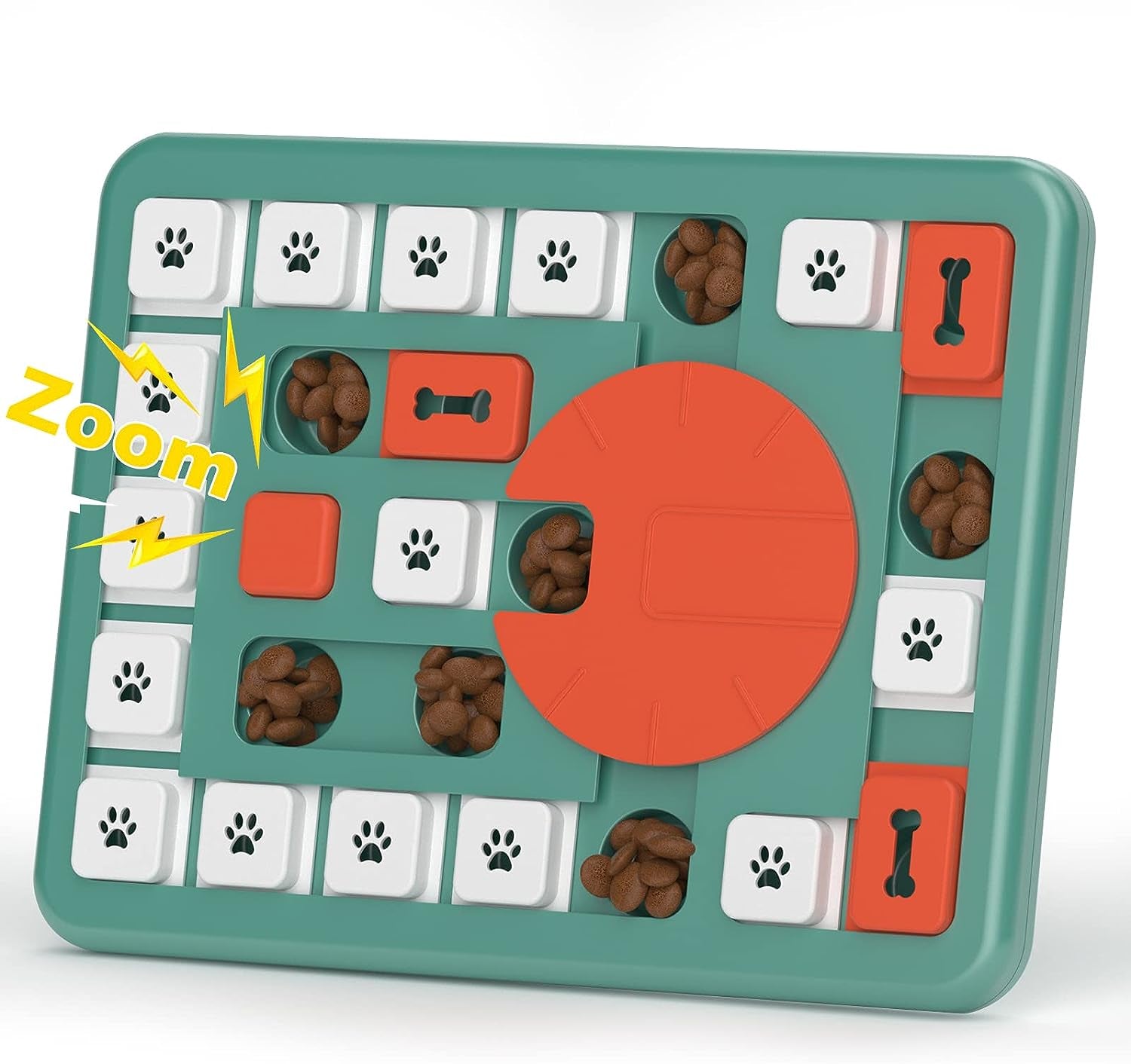 Interactive Dog Treat Puzzle - IQ Training & Mental Stimulation with Squeak Design for All Dogs