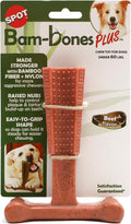 SPOT Bam-Bones Plus T-Bone for Dogs Under 60Lbs: Durable, Non-Splintering Chew Toy, Beef Flavor