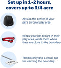 Petsafe Stay & Play Wireless Pet Fence for Stubborn Dogs - Secure 3/4 Acre Circular Yard with No Wires