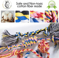 Puppy Chew Toys Set - Rope Dog Toy Pack for Teething, Tug-of-War & Play, Washable Cotton Ropes for Small Dogs