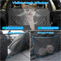 URPOWER Dog Car Seat Extender with Seat Cover: Waterproof Hammock, Mesh Window, Storage Pocket