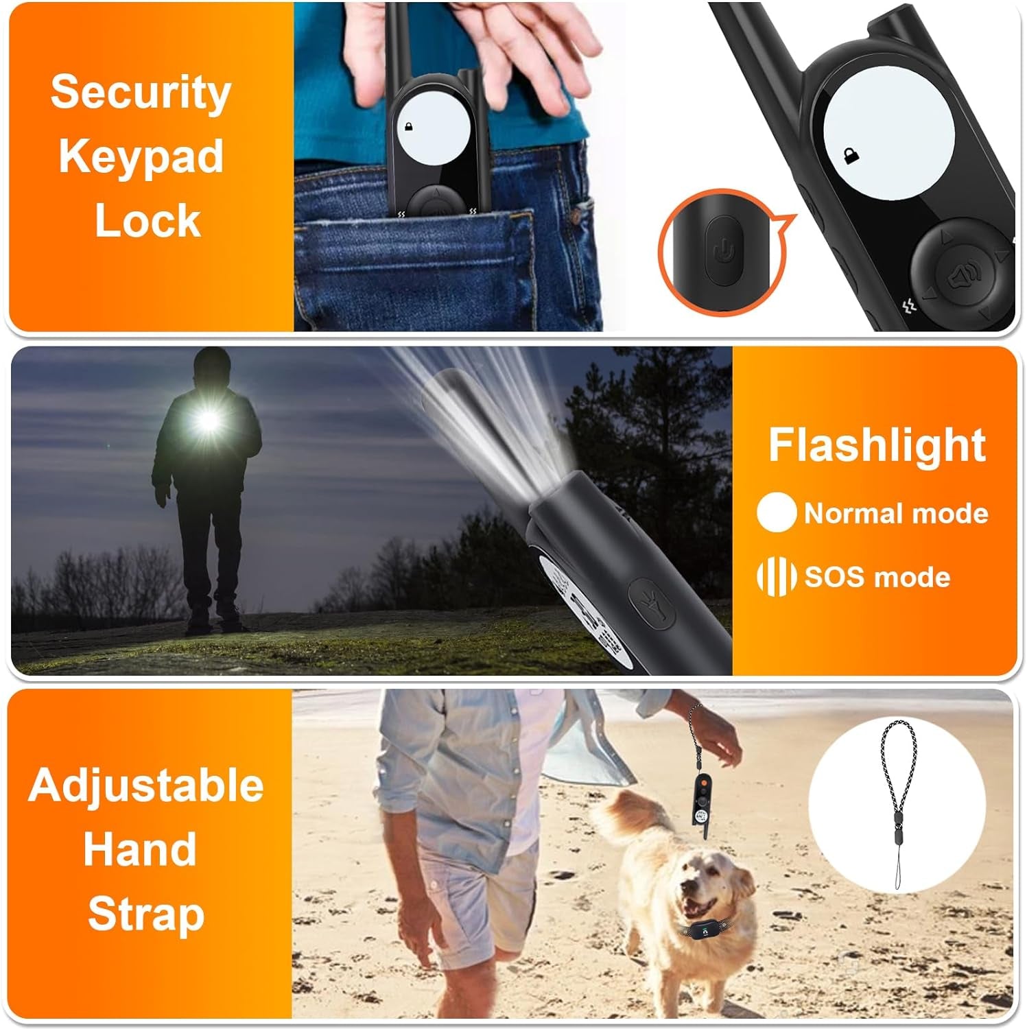 Wireless Electric Dog Fence for 2 Dogs - Up to 3,500ft Range, Waterproof Rechargeable Collar