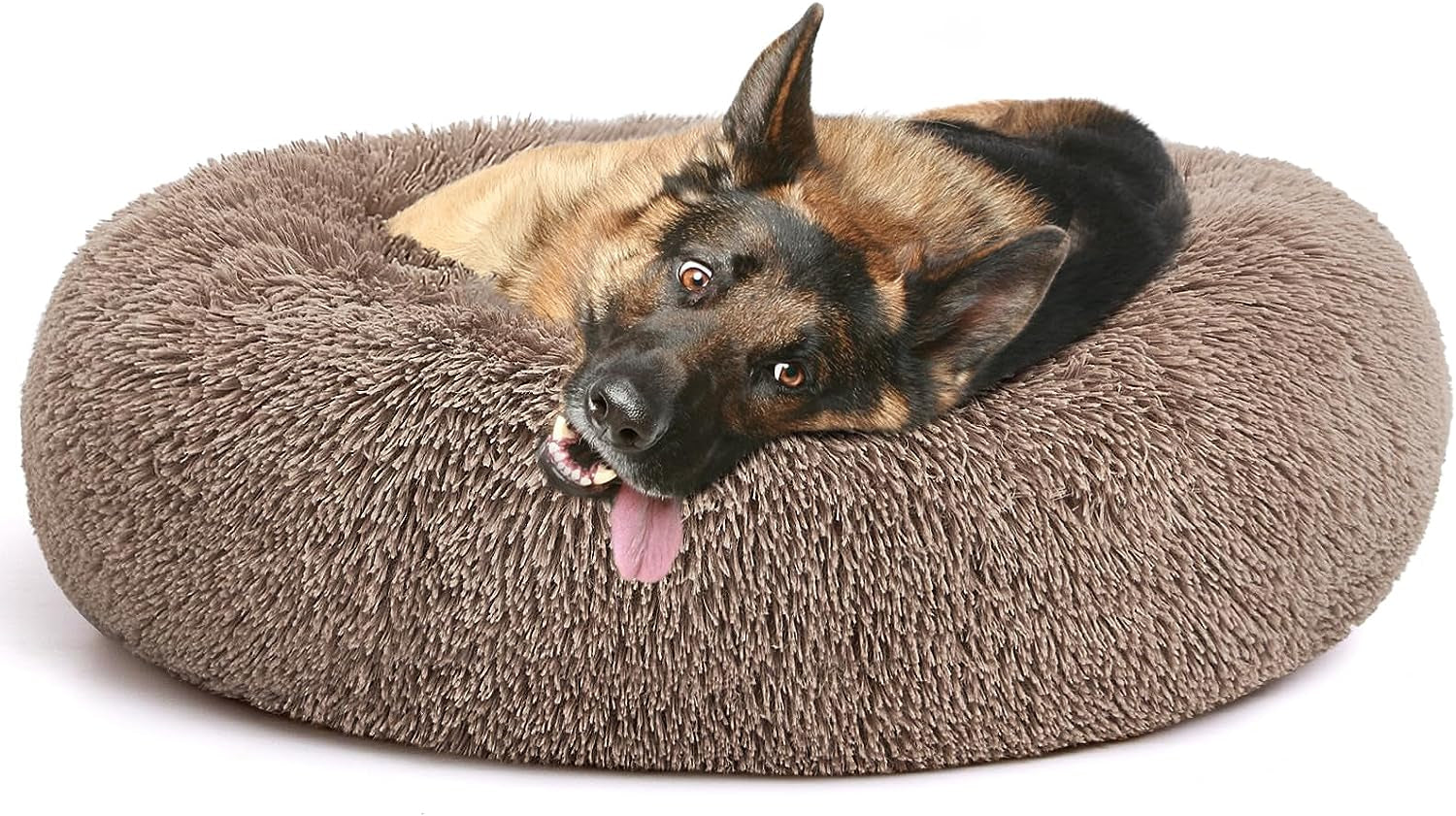 Perpets Donut Cuddler Dog Bed - Orthopedic, Ultra Soft, Washable, Rounded Shape