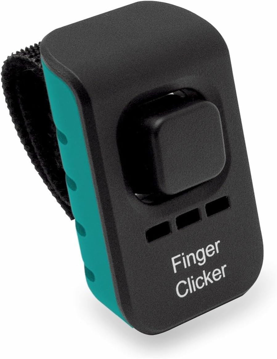 Educator Audible Dog Training Finger Clicker - Positive Reinforcement Tool, Red