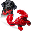 Durable Nylon Crab Dog Toy - Bacon Flavor for Aggressive Chewers, Interactive Toy for Medium/Large Dogs