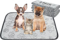 Qeils Reusable Washable Puppy Pads - 2 Pack Waterproof Non-Slip, Absorbent Training Mats for Crates, Playpens
