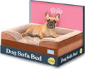 Orthopedic Sofa Dog Bed, Egg Foam, Extra Head/Neck Support, Waterproof, Medium Dogs