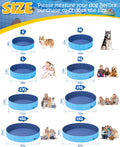 Foldable Medium Dog Pool, Collapsible Bath for Dogs & Kids, PVC, 40