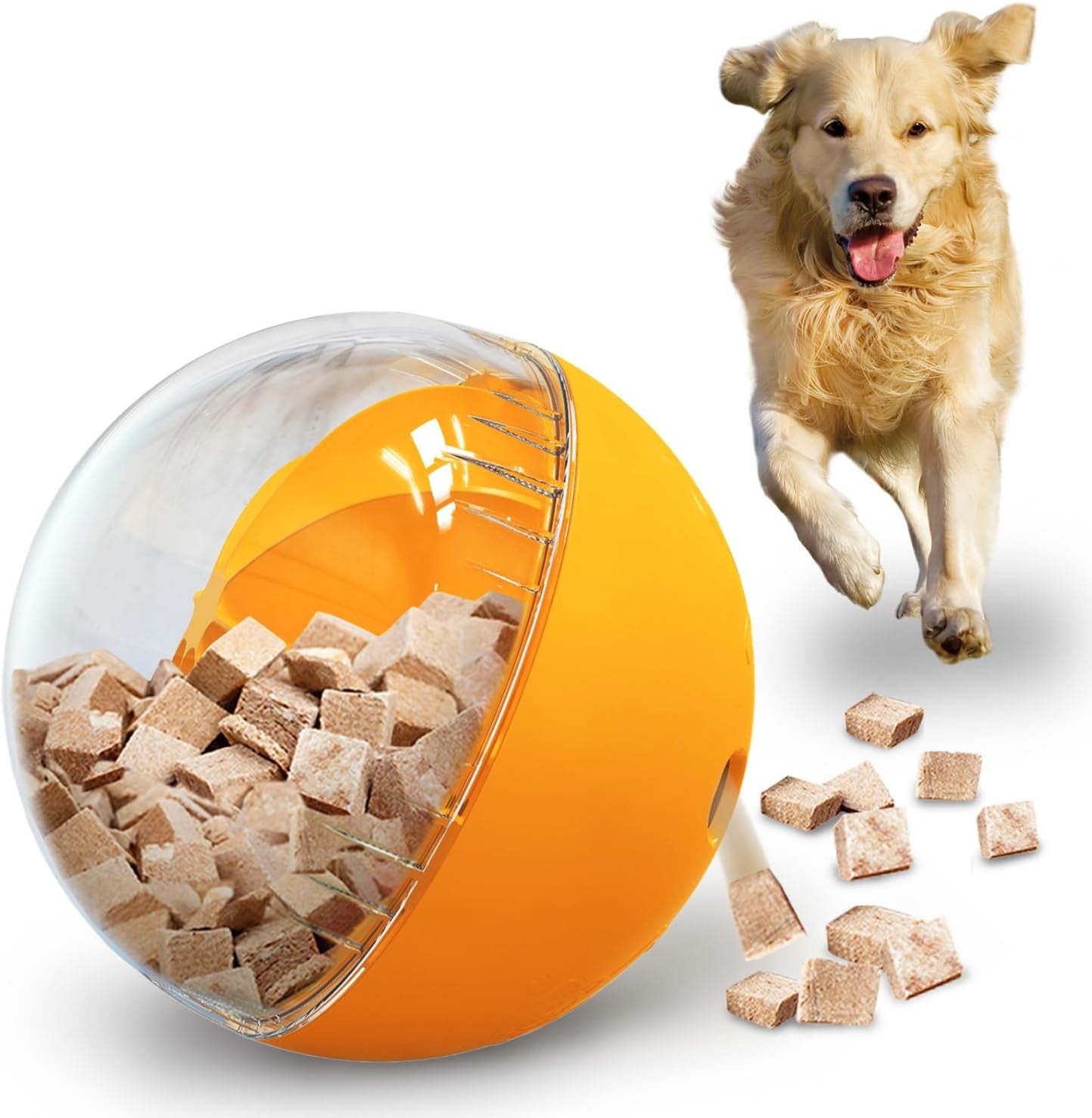 Interactive Dog Treat Toy - Mentally Stimulating Enrichment Toy for Boredom Relief & Mental Exercise