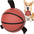 Dog Soccer Ball with Tug Straps, Interactive, Water Toy for Small & Medium Dogs - 6