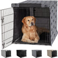 Gorilla Grip Heavy Duty Dog Crate Cover - Privacy Cover with Mesh Windows, Fits 30