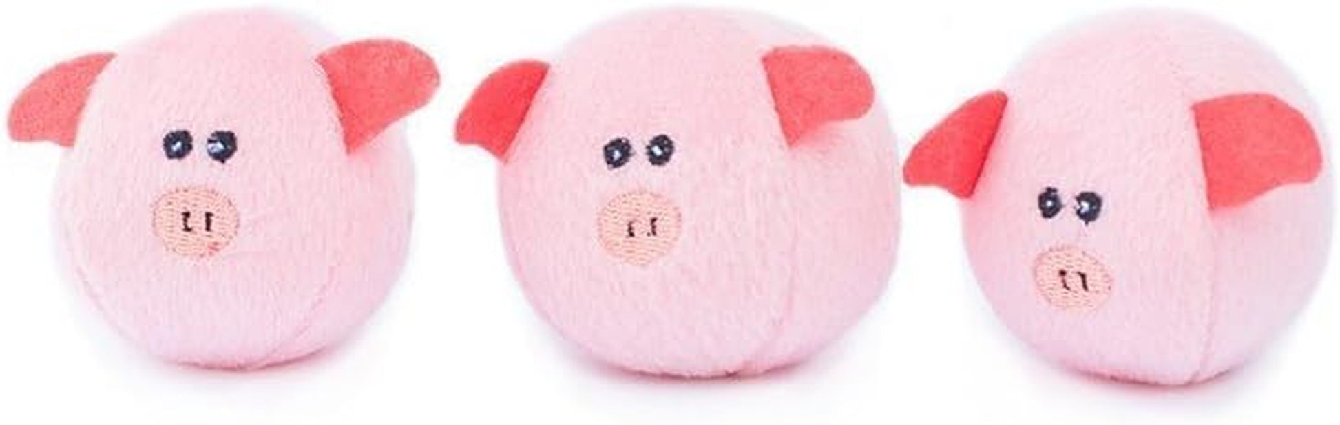 Zippypaws Bubble Babiez Pig Barn Hide and Seek Plush Dog Toy: Squeaky, Interactive