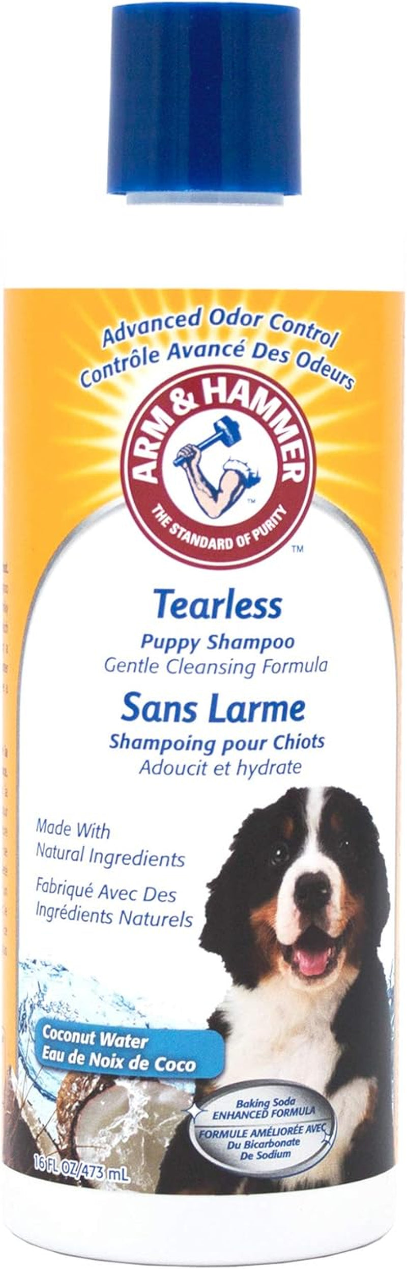 Arm & Hammer Tearless Puppy Shampoo – Gentle Coconut Water Scented Dog Shampoo for Puppies & Dogs, Soft & Effective Cleaning