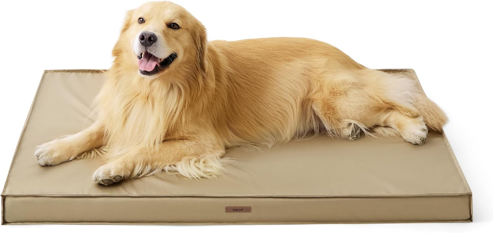 Lesure Outdoor Waterproof Orthopedic Dog Bed, Large, Washable - Oxford Fabric