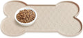 Anti-Slip Silicone Dog Food Mat - Waterproof, Raised Edge, Suitable for Small to Medium Pets