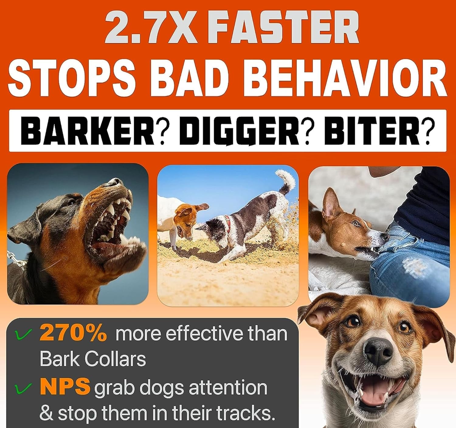 Ultrasonic Dog Bark Deterrent: Long-Range, Non-Shock Behavior Trainer