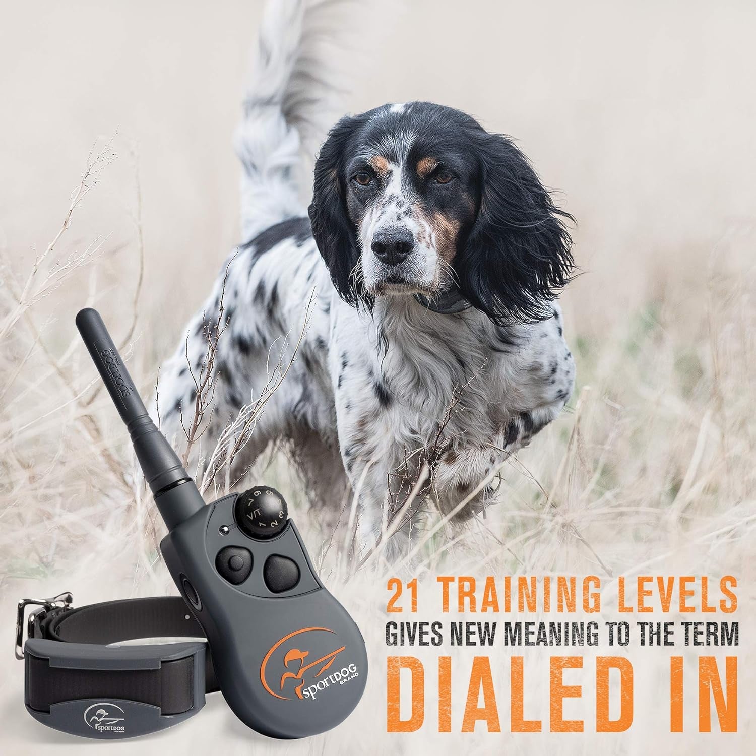 Sportdog Brand Sporthunter 825X - 1/2 Mile Range, Shock/Vibrate/Tone, Rechargeable Dog Training Collar