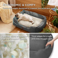 Bedsure Waterproof Dog Bed, Medium, All-Season Orthopedic Foam, Washable - 30x24x9