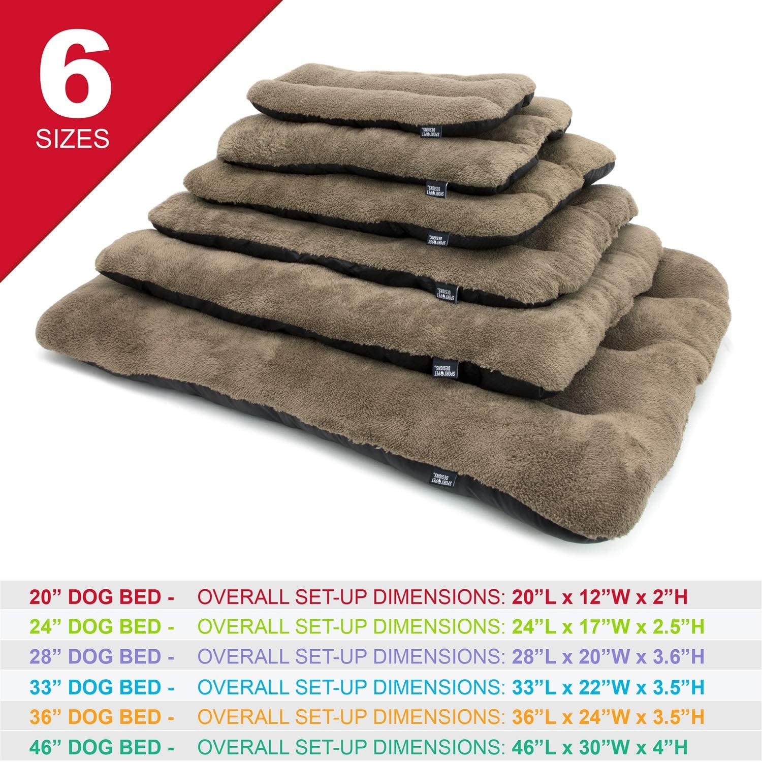 Waterproof Pet Bed – For Plastic Dog Kennels, Durable and Easy to Clean, Provides Extra Comfort for Your Pet