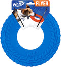 Nerf Dog Rubber Tire Flyer, Flying Disc, Floats, Durable - 10