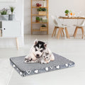 VANKEAN Cool/Warm Reversible Dog Bed Mat for Crates, Waterproof, Washable - Grey