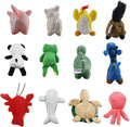 LEGEND SANDY Squeaky Plush Dog Toy Pack: 12 Small Chew Toys with Squeakers for Puppies