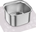 UPSKY Large No-Spill Dog Water Bowl, 3L Stainless Steel, Anti-Splash Design for Sloppy Drinkers