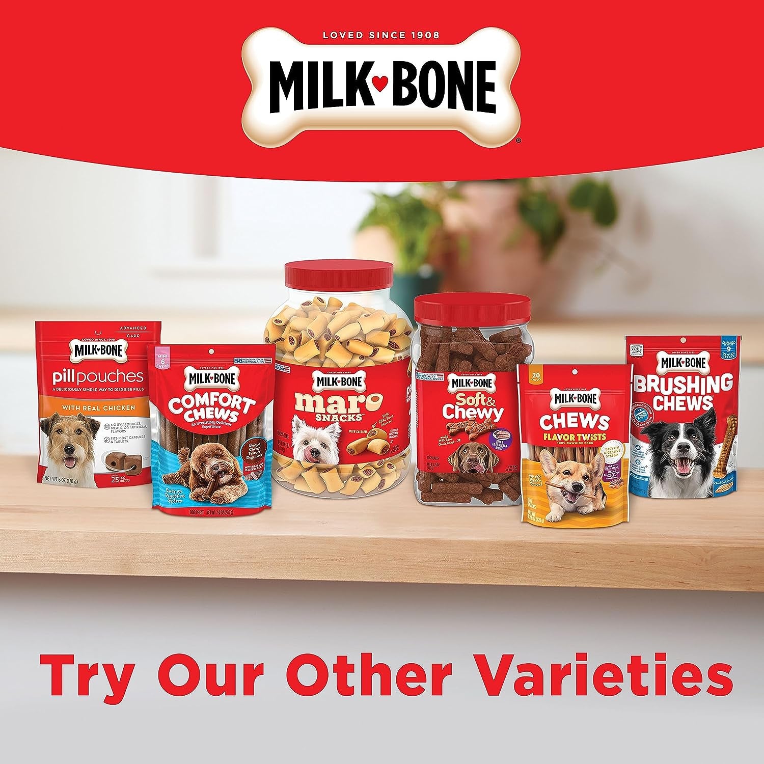 Milk-Bone Mini's Flavor Snacks – Dog Treats, Crunchy Texture Helps Reduce Tartar and Support Dental Health