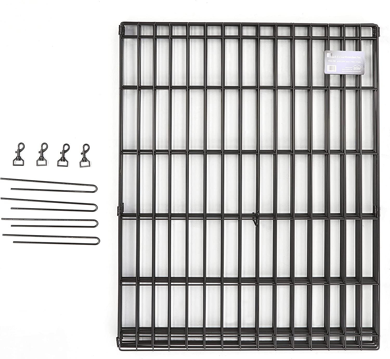 Midwest Foldable Metal Dog Exercise Pen – Portable Pet Playpen, Durable & Secure Outdoor/Indoor Dog Exercise Enclosure