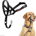 HALTI Headcollar for Medium Dogs - Adjustable, Reflective Anti-Pull Collar with Padded Nose Band