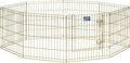 Midwest Foldable Metal Dog Exercise Pen – Portable Pet Playpen, Durable & Secure Outdoor/Indoor Dog Exercise Enclosure