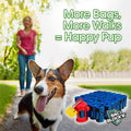 Strong Leak-Proof Dog Waste Bags - Blue Disposable Dog Poop Bags for Easy Pet Cleanup