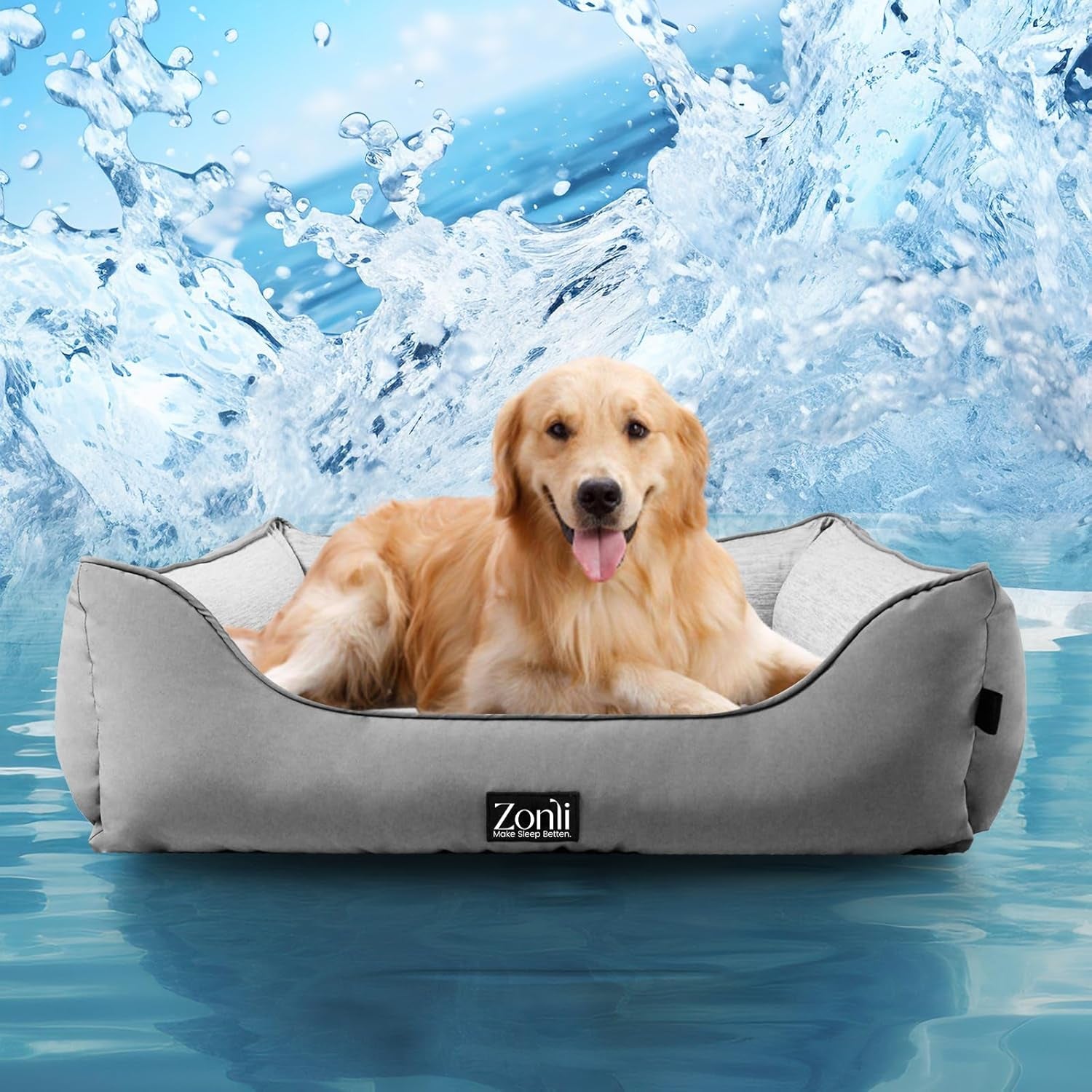 Large Dog Cooling Mat - Reversible Silicone Pet Cooling Pad, Durable & Washable, Ideal for Hot & Cold Use