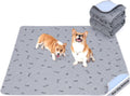Washable Puppy Pads – Absorbent, Reusable Non-Slip Dog Pee Pads with Bone Print