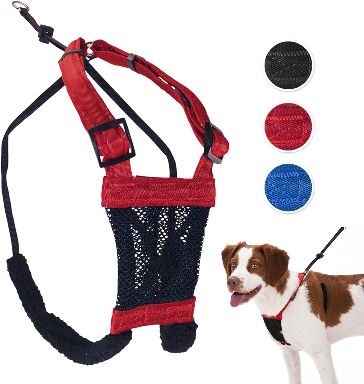 Sporn Small No Pull Dog Harness - Durable Nylon Mesh Harness with Breathable Design, Perfect for Small Breeds