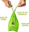 Compostable Dog Poop Bags, Extra Long with Handles, Leakproof & Plastic-Free, Eco-Friendly