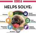 KONG Classic Medium Dog Toy: Chewable, Stuffable, with Unpredictable Bounce, Durable Rubber