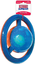 KONG Jumbler Disc, Durable Dog Toy for Interactive Playtime, Fetch, & Tug, Assorted Colors