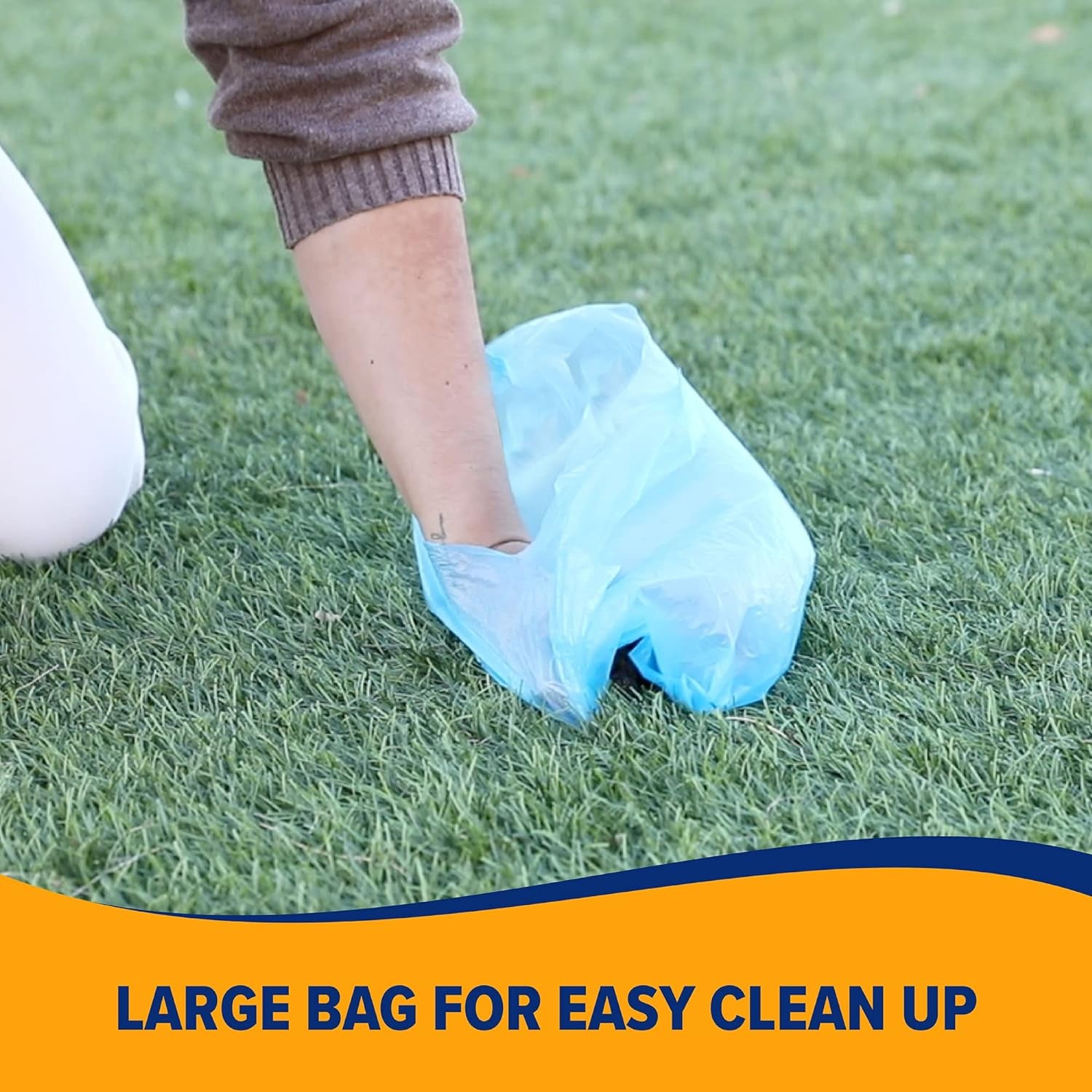 Durable Dog Poop Bags - Leak-Proof, Extra Thick, Activated Baking Soda for Odor Control, Disposable Waste Bags