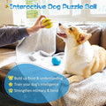 HIPPIH Dog Puzzle Toys 2-Pack - Interactive Treat Dispensing Balls for Small & Medium Dog