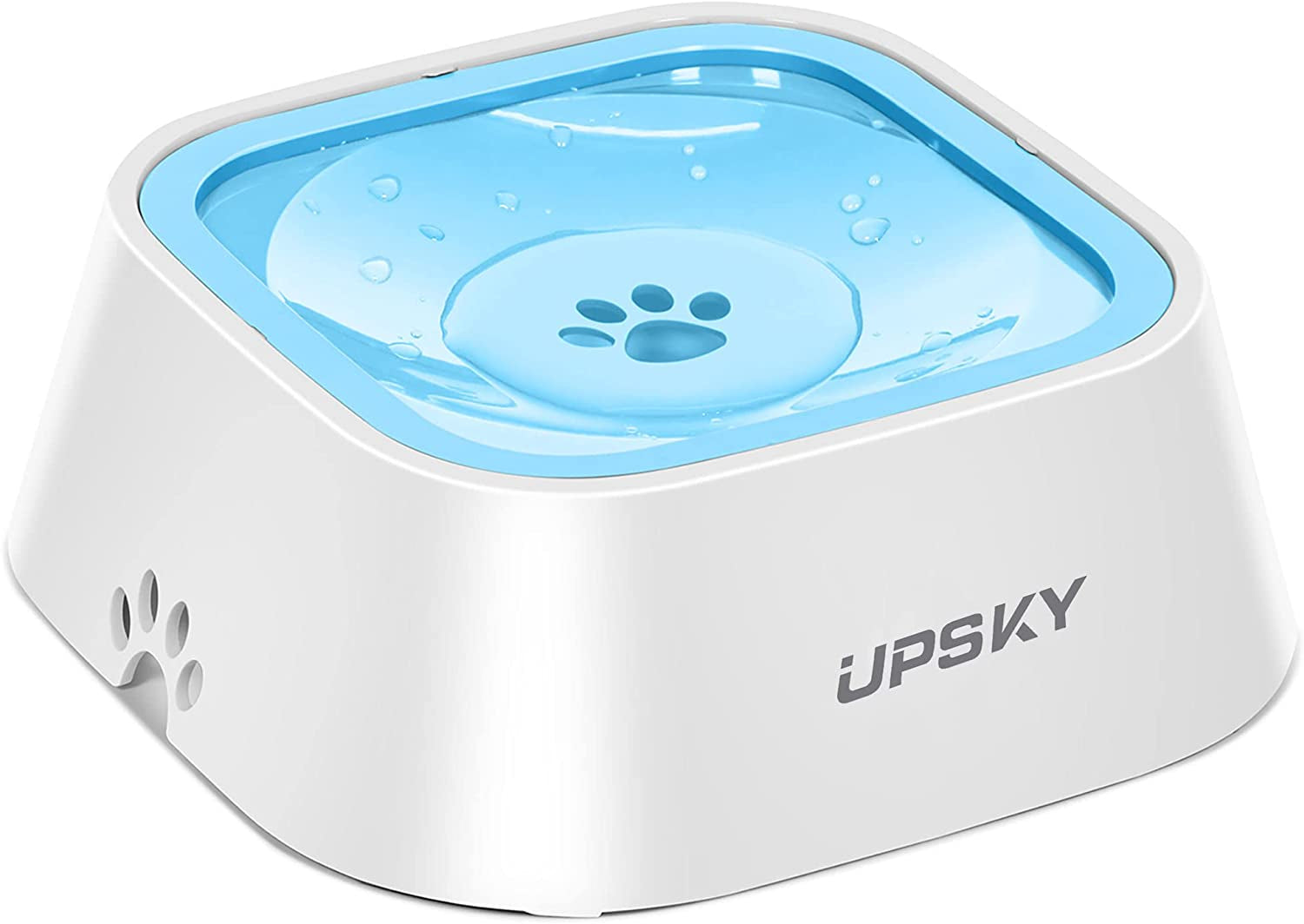 UPSKY Dog Water Bowl 35Oz: No-Spill, No-Drip Slow Feeder, Non-Slip for Dogs and Cats